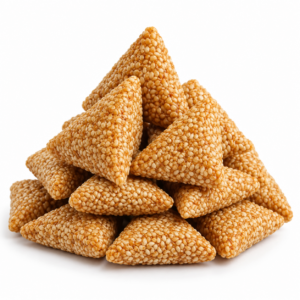 Sesame Brittle Triangle | Til Samosa | تل سموسہ